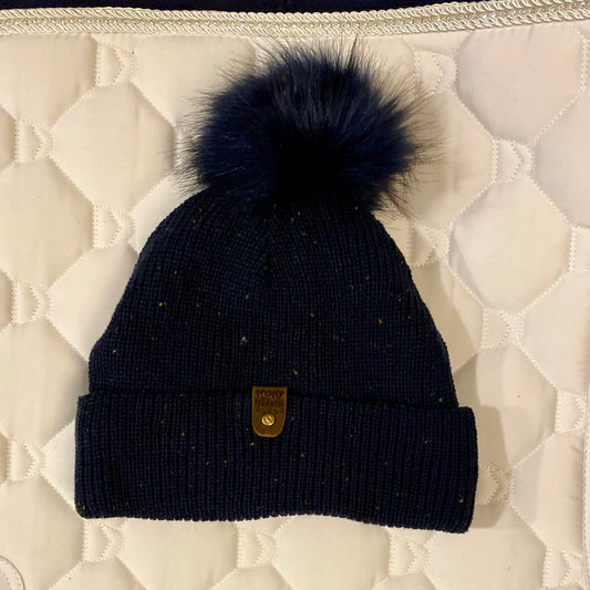 Pom Beanie - Navy