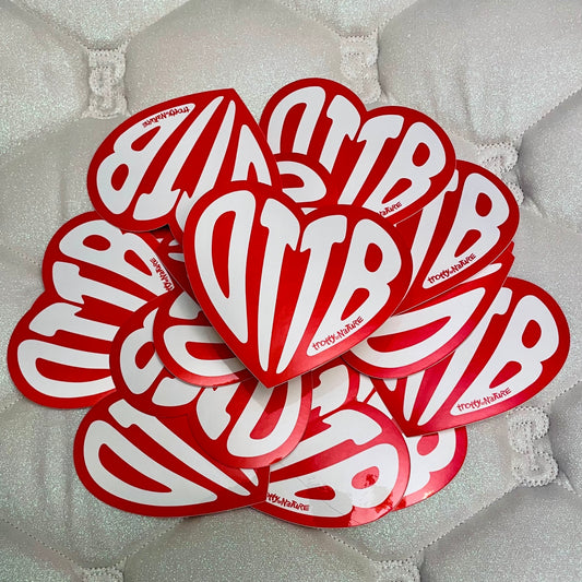 OTTB Heart Sticker