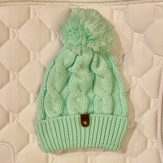 Chunk Twist Beanie - Seafoam