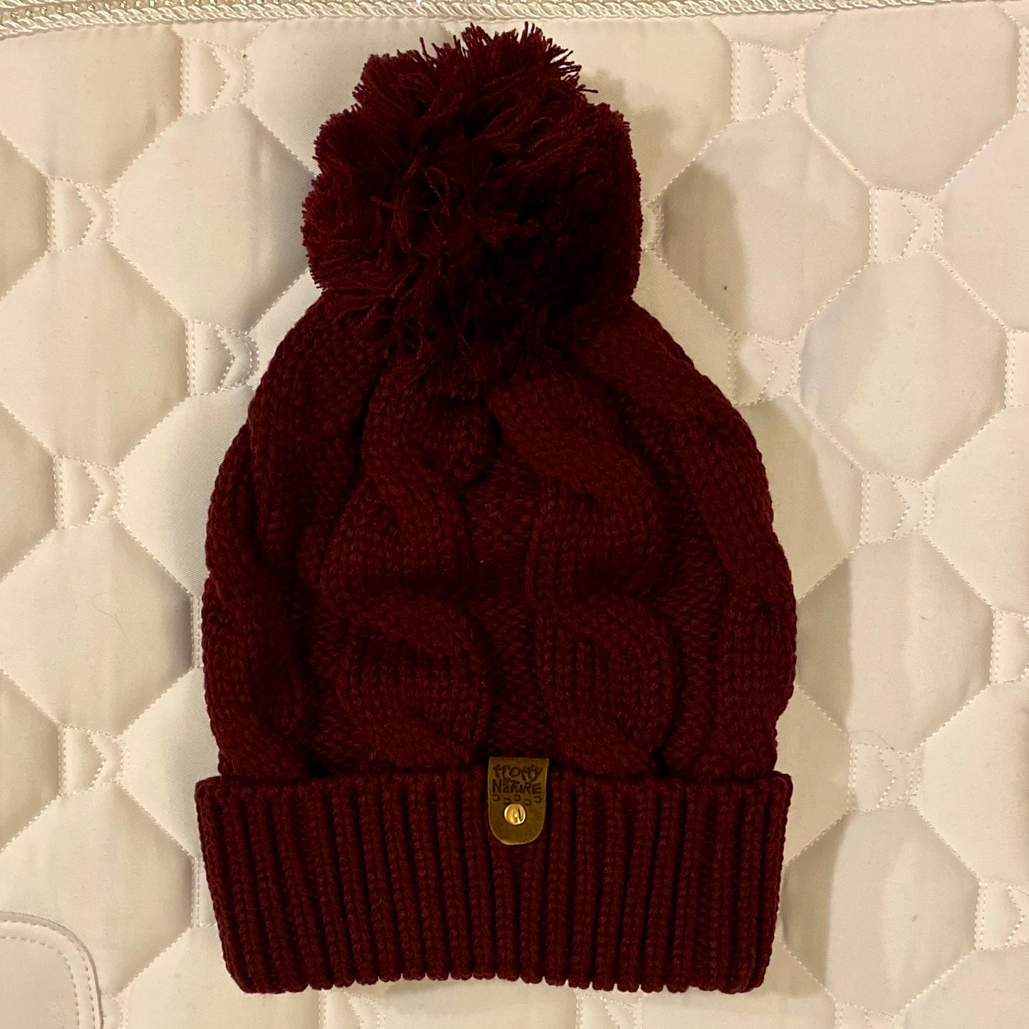 Chunk Twist Beanie - Wine