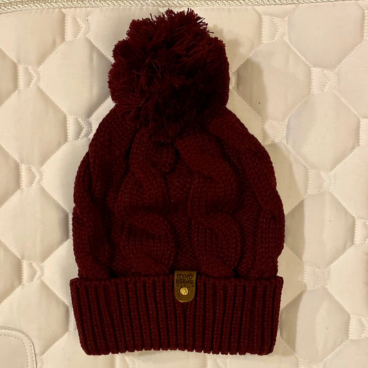 Chunk Twist Beanie - Wine