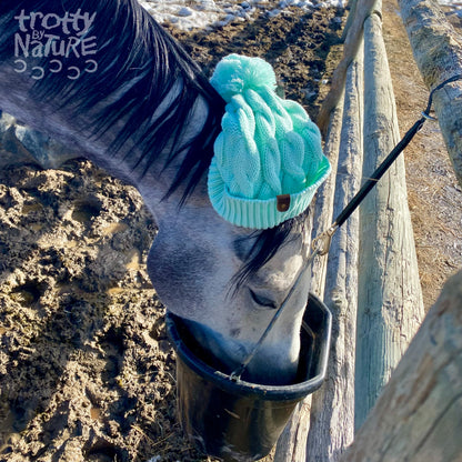 Chunk Twist Beanie - Seafoam